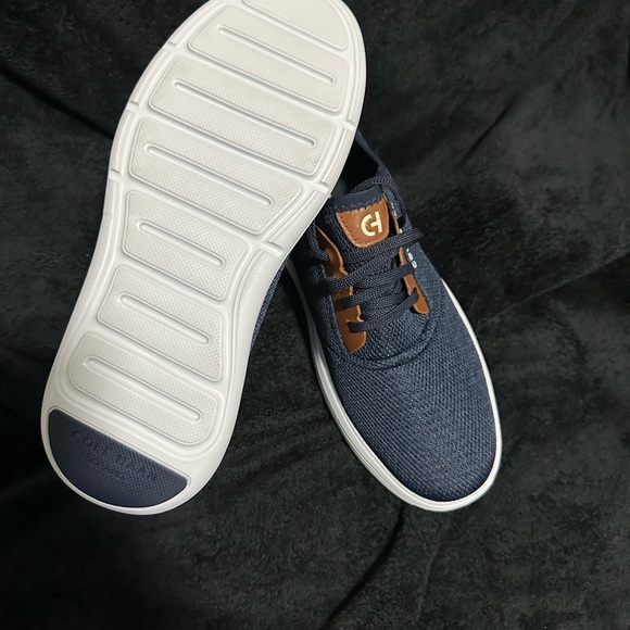 Cole Haan Generation ZeroGrand Sneakers Shoes Men’s Size 10 Navy Blue Stitchlite